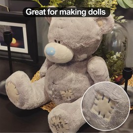 Qancekoo 9pcs 4.9"/5.9"/6.9" Extra Long Darning Needles Sewing Needles Big Eye Hand Quilting Stitching Needles for Doll Making Webbing Carpet Leather Canvas Repair Stitching and Crafting Project