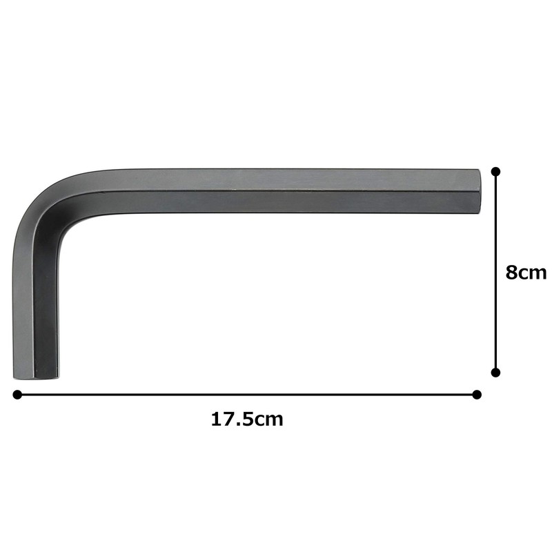 TONE Hexagonal Bar L-Shaped Wrench HK-17 Double Side Width 0.7