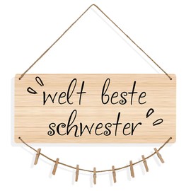 Nurplexl Sister Gift, Birthday Gift, Christmas Gifts for Sister, Sibling Gifts, Big Sister Gift, For You Sister Heart, Best Sister Gifts, Wooden Sign