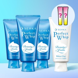 Senka Korean Beauty Product White Pack 3 Pack, 1 Pack for daily use and gifting, practical imported Senka Import, and Personal Care