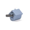 Singing Friend Evie Bird Feeder, Plastic, Blue/Grey, 15 x 13