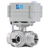 HSH-Flo 3/8 inch 3 Way L Port Stainless Steel 304