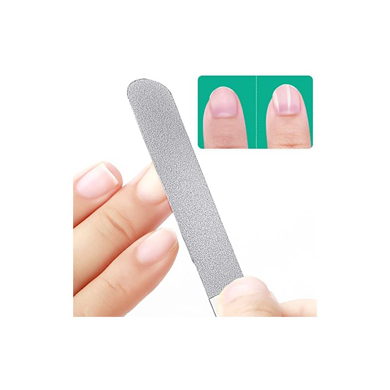 5 limas de uñas de diamante de doble cara de