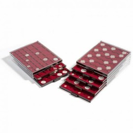 Lighthouse coin box 20 compartments for CAPS 39, smoke coloured