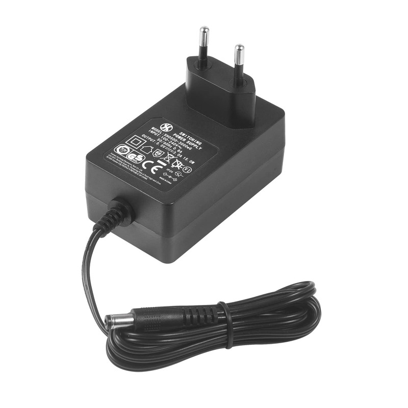 2 Pack AC to DC 5V 3A Power Supply, Plug