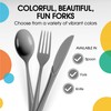 Exquisite Silver Plastic Forks 50 Pieces Silver Forks Disposable Utensils