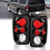 AmeriLite Black Replacement Brake Tail Lights Set for 1997-2002 Ford