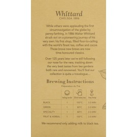 Whittard of Chelsea English Breakfast 50 Teabags