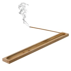 Aninako Incense Stand, Horizontal Mount, Insertion Holes: 0.08 inch (2 mm) / 0.11 inch (3 mm), Ash Spill Resistant, Made of Natural Bamboo, Stylish, Japanese Design, Incense Holder, Incense Burner