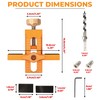 Adjustable Cabinet Door Installation Positioner Jig, Aluminium Alloy Versatile Positioning