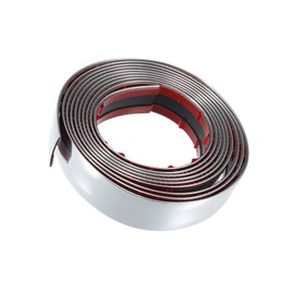 INFINAUTO Car Door Edge Guards Strip 30mm Wide 9.84ft 300cm Length Silver Tone Stylish Design