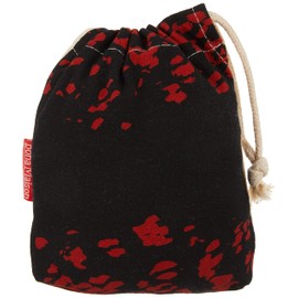 Le Jardin du Lin Printed Cotton Bags with Drawstring, Shopping Bag, Fabric Bag, Fabric Bag, Vegetable Bag, Reusable, Environmentally Friendly, Multipurpose, Foldable, Size: 12 x 15 cm