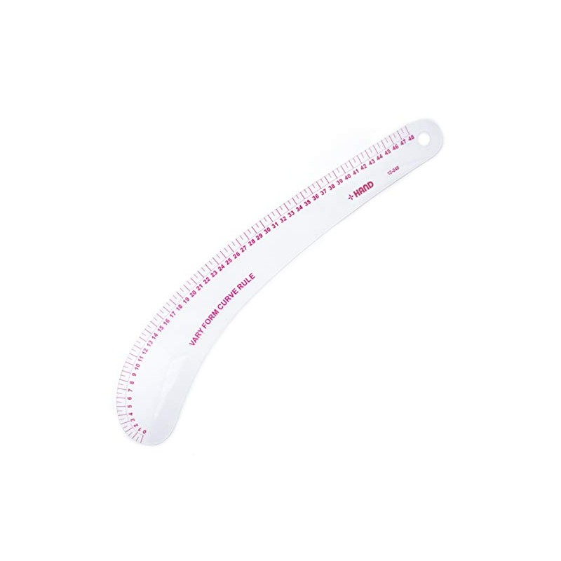 HAND Metric Vary Form Curve Ruler NO.12-248, Flexible, 48cm