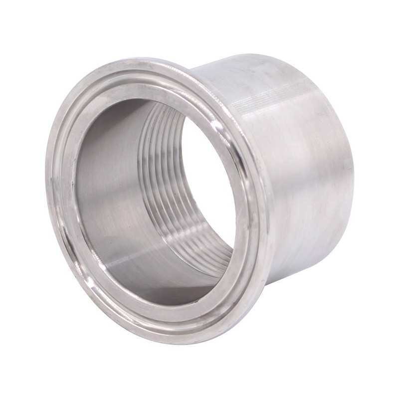 DERNORD Sanitary Female Threaded Pipe Fitting to 2 Inch TRI