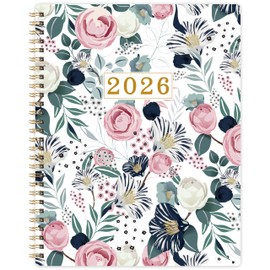 2026 Planner - Planner 2026, 8" x 10", Jan. 2026 - Dec. 2026, 2026 Planner/Calendar Weekly and Monthly with 12 Monthly Tabs, Strong Twin-wire Binding, Back Pocket
