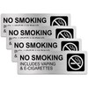 Silvivao No Smoking Signs for Business, No Vaping Signs, 9