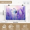 Stove Top Covers for Electric Stove,Purple Lavender Butterfly Heat Resistant