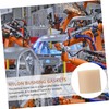 Operitacx Nylon Bushing Gasket Round Hole Insulator Nylon Washer Insulated