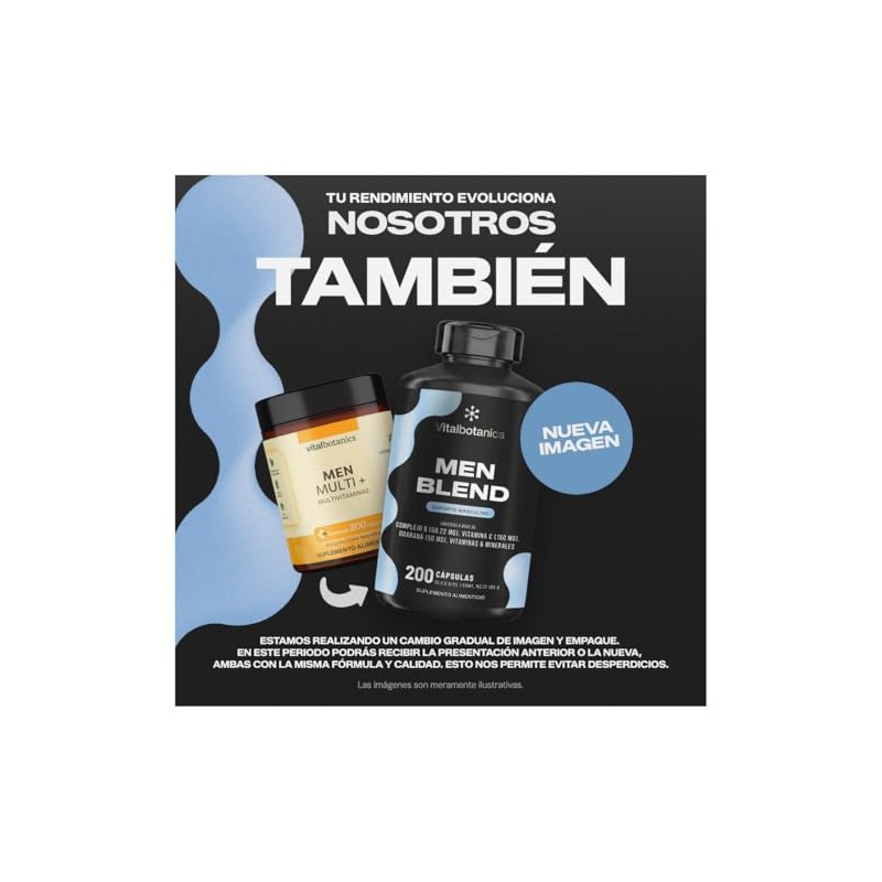 Multivitamínico Hombre Creatina, Vitamina C, D3 y Zinc VITAL BOTANICS