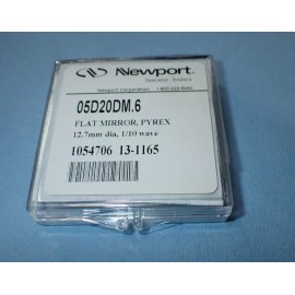 Newport Corp' Dielectric Flat Mirror Pyrex 12.7mm NEW OLD STOCK in original box