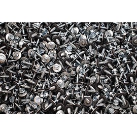 (650) Sharp Point Hex Washer 8 x 3/4 Self-Piercing Neoprene Sealing Screw