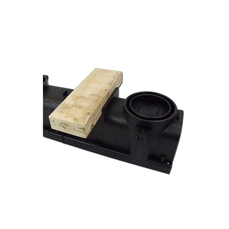 Polylok Heavy Duty 4ft Trench Drain & Grate - Gray