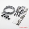 Suspension Cables Kit,Zliger 16 PCS Lamp Holder Suspension Cables Kit