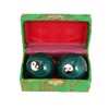 Healifty 1 Pair Jade Massage Balls Chinese Tai Chi Pattern