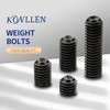 KONLLEN 4 Pieces of Billiards Cue Stick Weight Bolts Adjustable