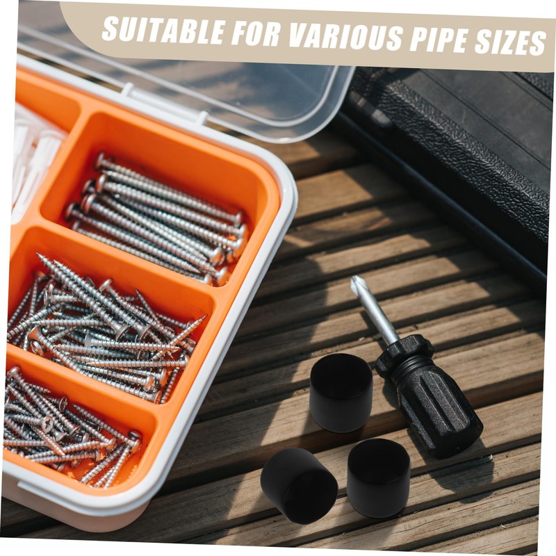 Cabilock Screw Thread Protectors 12pcs Plastic Pipe Plugs Screw Cap