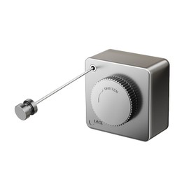 KTHZI Retractable Washing Line Clothes Line Indoor Outdoor,Heavy Duty Stainless Wall Mounted Steel Clothes Drying Washing Line,4.8m,Grey