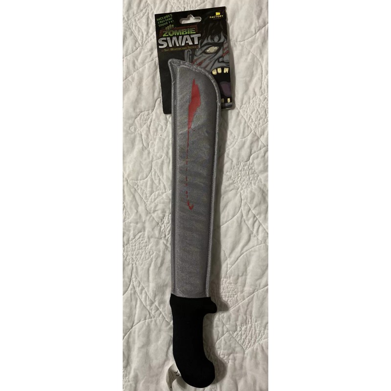 Factory Entertainment Zombie Killer Machete / Knife SWAT Plush Sounds