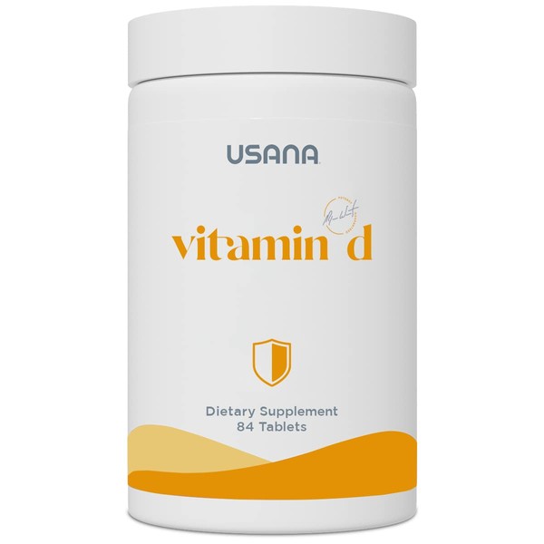 USANA Vitamin D Maximum-Strength 2,000 IU Vitamin D Supplement to Support an Already Healthy Immune System* - 84 Tablets