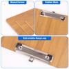 Wood Clipboards Set of 6, Letter Sice Clipboard 8.5x11, 9x12.5"