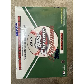 2023 Topps Chrome Baseball Platinum Anniversary Blaster Box - Factory Sealed