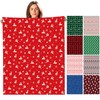 Preboun 9 Pcs Christmas Throw Blankets Bulk Soft Christmas Fleece