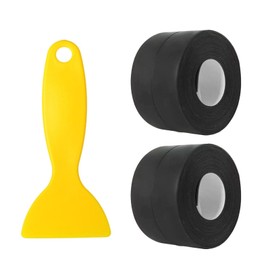 2 Rolls Of Shower Sealing Tape, 1 Scraper, Bathtub Sealing Tape, Aquarium Sealing Tape, Bath Sealing Tape, Kitchen Caulk Tape, Caulk Molding Trim