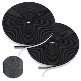 66Ft Foam Tapes Self Adhesive Weather Stripping Door Seal Strip 1/2" Wide 1/8" Thick Foam Seal Strips Weatherstrips Single Sided Soundproof for Windows (33.1Ft/Roll, 2 Rolls)