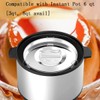 OKYMOTOR Flan Mold with Lid, Flanera Flan Mold 7.5×7.5×3in, Capacity