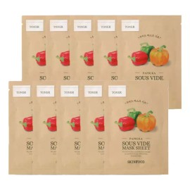 SkinFood 스킨푸드 파프리카 수비드 마스크 시트 18g 10매 Skinfood Paprika Sous Vide Mask Sheet 18g 10 Sheets