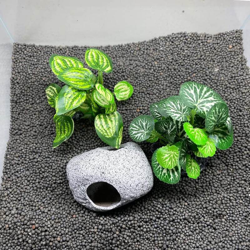 Smoothedo-Pets Aquarium Plants Fish Tank Decorations Betta Rest Soft Silk
