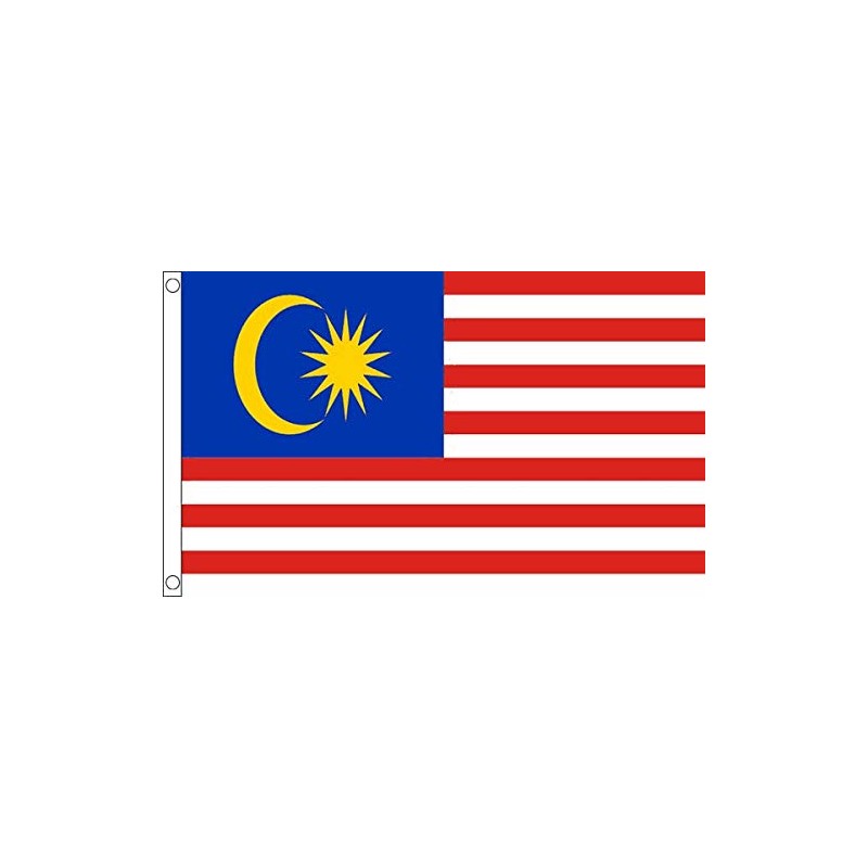 FlagSuperstore Malaysia Flag 5 x 3 FT - 100% Polyester