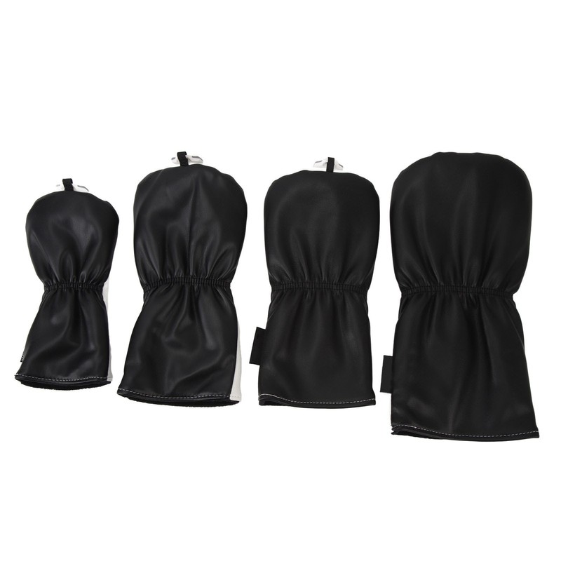 Golf Club Head Cover Waterproof PU Golf Club Covers Set