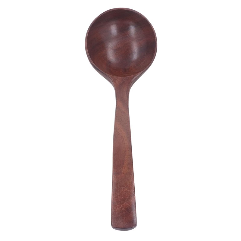 Wooden Soup and Cooking Ladle, Heat Resistant Ladle for Kitchenware