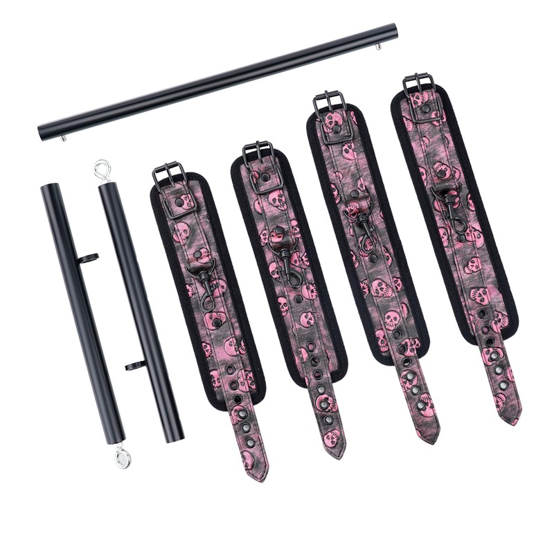 Portable Heavy Duty Stainless Steel Expandable Black Spreader Bar with