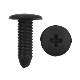 WFLNHB 100pcs Auto Car Door Fender 6mm Hole Push Plastic Rivets Retainer Clips Black