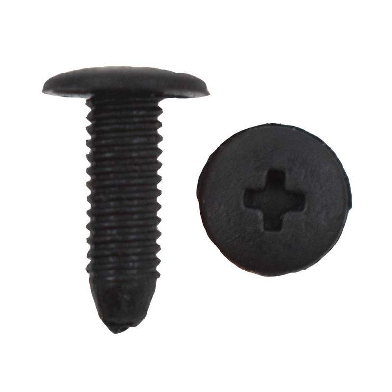 WFLNHB 100pcs Auto Car Door Fender 6mm Hole Push Plastic