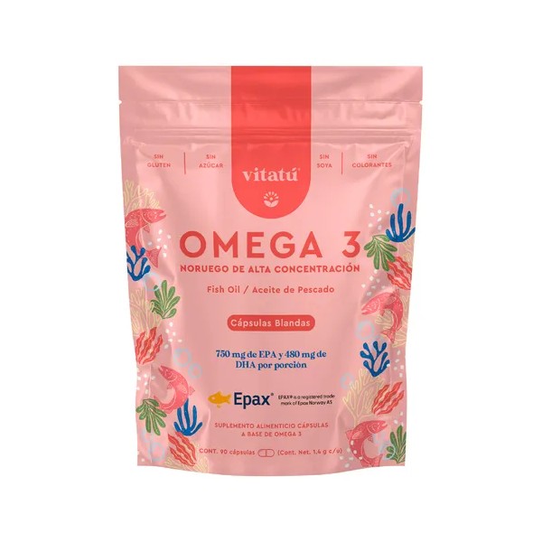Vitatú | Omega 3 Aceite de Pescado, 1200 mg EPA