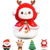 MORAINJAY Christmas Plush Toy,9in Xmas Snowman Plush Pillow Toy for