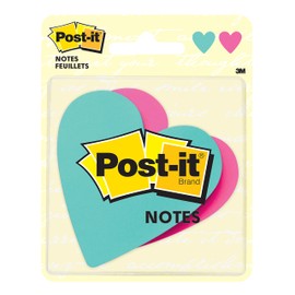 Post-it Super Sticky Notes, 3x3 in, 2X the Sticking Power, Apple Shape (7350-APL)